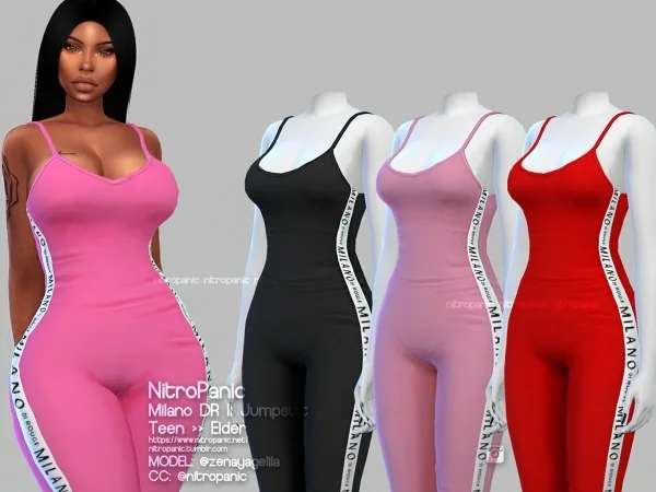 Milano dr ii jumpsuit » Free Sims Mods