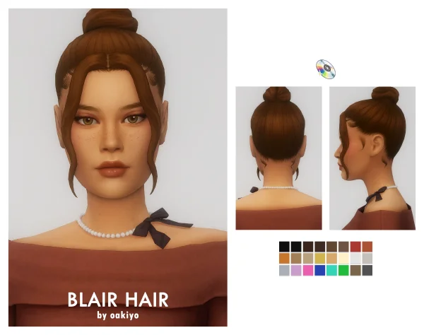 Blair hair » Free Sims Mods