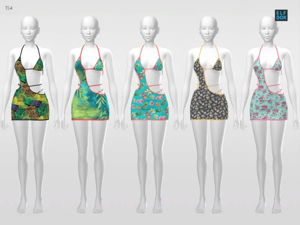 Belaloallure devon dress » Free Sims Mods